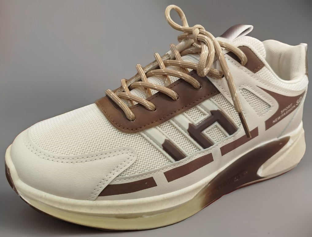 Camel Color Shade Artical Sneakers For Men