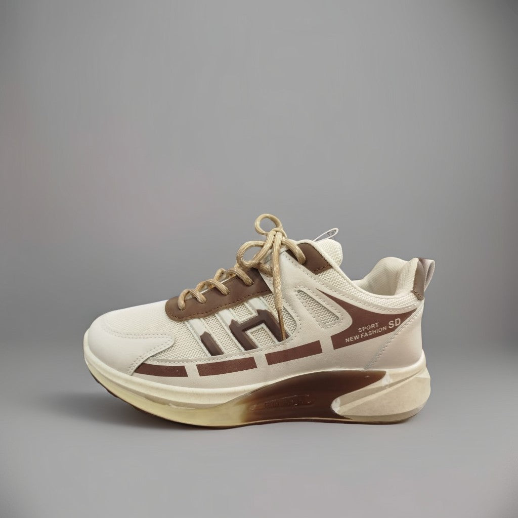 Camel Color Shade Artical Sneakers For Men